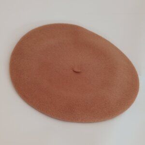 KERRYBROOKE deluxe basque beret beige 100% wool